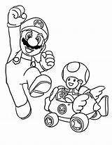 Mario Super Coloring Pages Toad Printable Bros Color Awesome Getcolorings sketch template