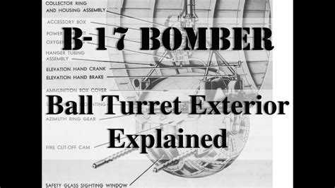 bomber ball turret station detailed external walk  youtube