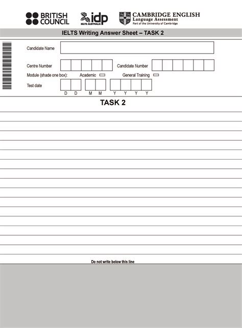 ielts writing task  answer sheet front ielts writing writing vrogue