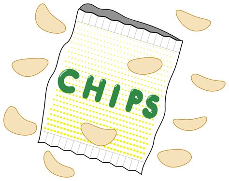 bag  chips openclipart