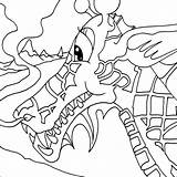 Dragon Head Colouring Coloring Print Pages sketch template