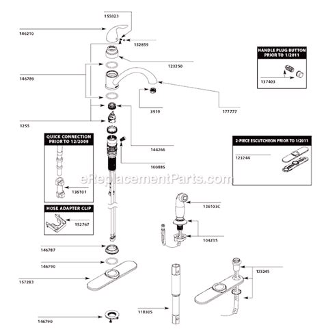 moen kitchen sink faucet ca ereplacementpartscom