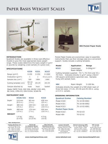 paper basis weight scales testing machines   catalogs