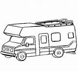 Motorhome Colorir Desenhos Para sketch template