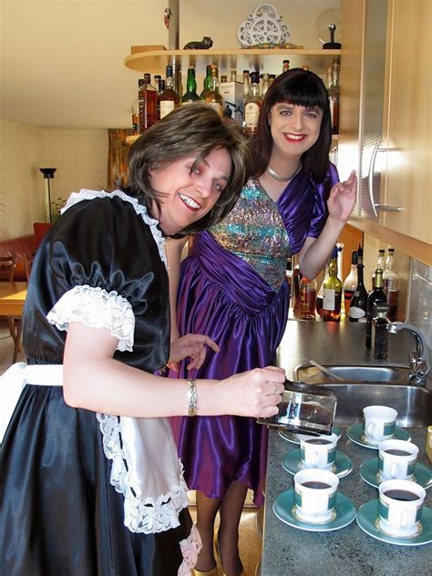 Happy Maid And Content Lady Maid Fabienne Pours The Coffee… Flickr