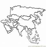 Asia Map Coloring Pages Continents Color Guatemala Drawing Maps Seven Outline Online Continent Printable Kids Thecolor Template Getcolorings Library Sketch sketch template