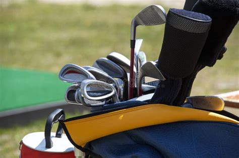 golf equipment stock photo image  golf training detail