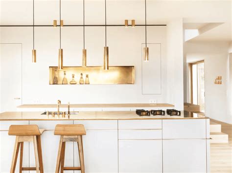25 ways to use gold accents in the kitchen