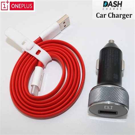 oneplus original va dash car charger quick charge fast charging  type  cable