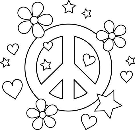 Peace Coloring Pages To Download And Print For Free