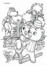 Three Pages Gruff Goats Billy Coloring Getcolorings sketch template