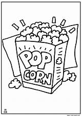 Popcorn Nutrition Haring sketch template