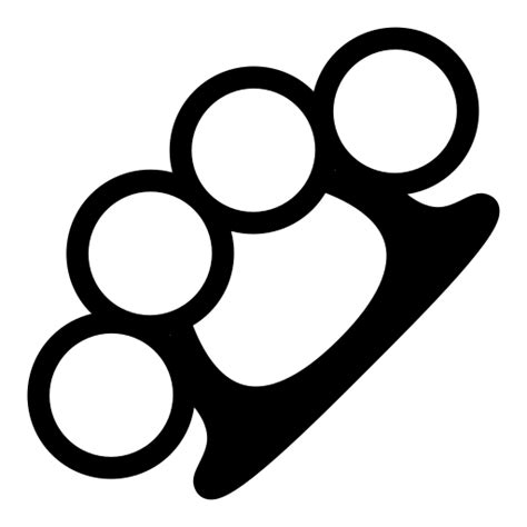 brass knuckles icon svg  png game iconsnet