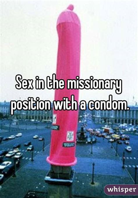 Sex In The Missionary Position With A Condom
