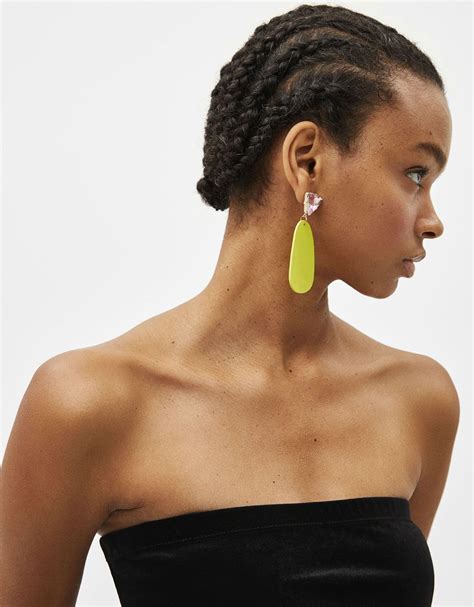 neon maxi earrings accessories bershka united kingdom earrings women accessories earrings