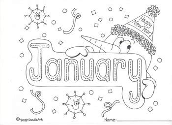 months   year tracing  coloring pages  noodlzart tpt