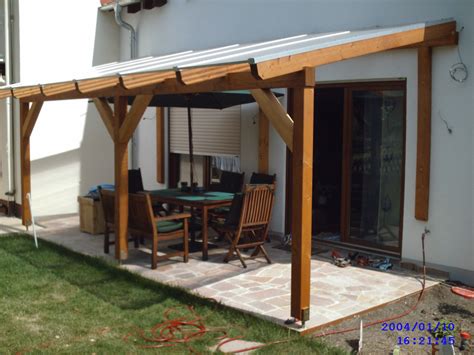 glued laminated timber decking canopy  garden house wood shop