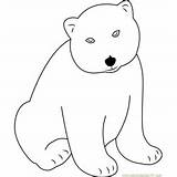 Polar Bear Little Lars Coloring Pages Crying Coloringpages101 Kids sketch template