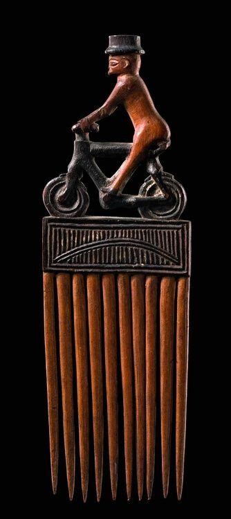 comb from the chokwe people of dr congo tribal art