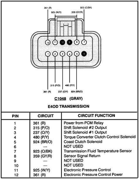 ford bronco eod transmission wiring diagram