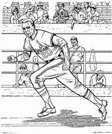 Coloring Baseball Pages Brawny sketch template