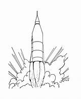 Rocket Coloring Ship Pages Kids Printable sketch template