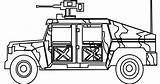 Humvee Hummer Sheets sketch template