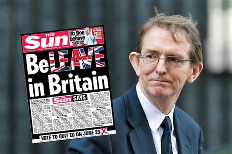 sun newspaper   influence  brexit vote  editor   sun
