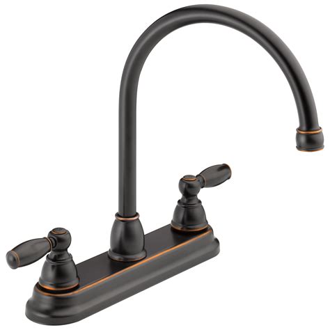peerless faucet plf ob  handle kitchen faucet oil bronze kitchen handles faucet