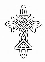 Cross Coloring Pages Celtic Printable Tattoo Crosses Heart Print Stained Glass Color Adults Knot Drawing Line Jesus Adult Designs Getdrawings sketch template
