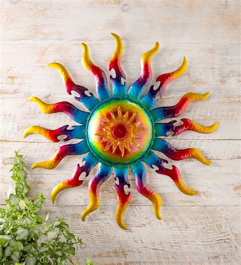 mexican extra large metal sun wall art   head