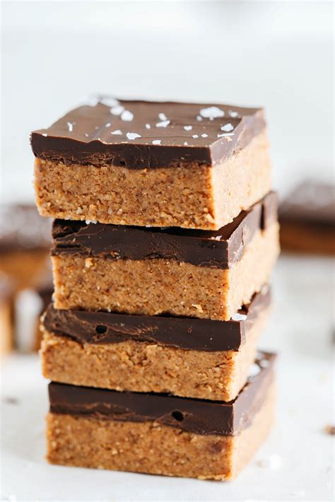 Dark Chocolate Almond Butter Bars Eat Yourself Skinny