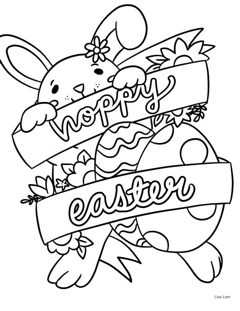 easter bunny coloring sheet scyap