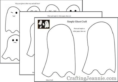 easy ghost craft halloween party craft crafting jeannie