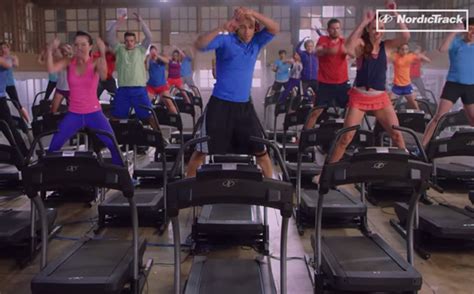 Worlds Largest Treadmill Dance With Over 40 Treadmills