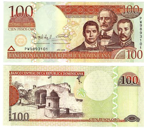 dominican republic 177a 100 pesos oro pages world paper money