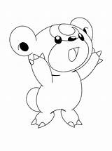 Pokemon Coloring Pages Cute Colouring Characters sketch template
