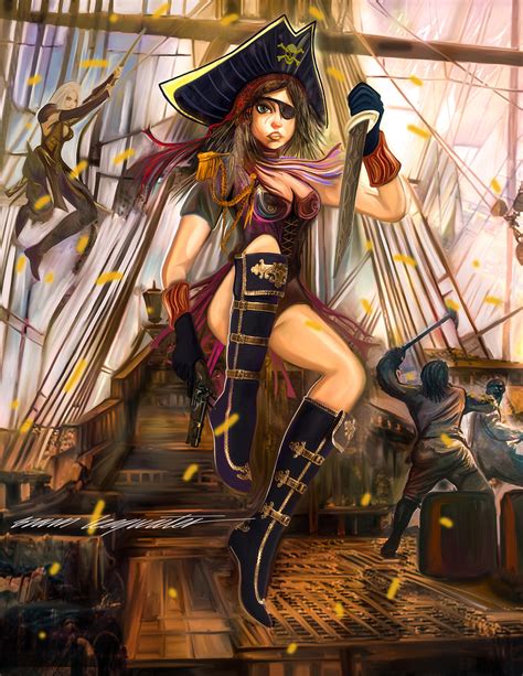 pirate girl by bramleegwater on deviantart