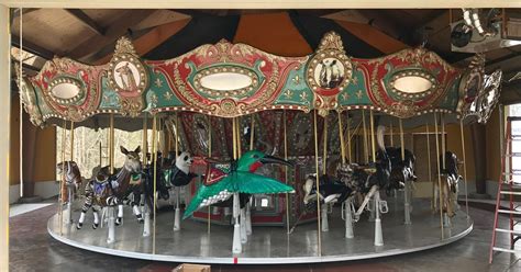 carousel  mesker park zoo nearing completion