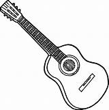 Guitar Coloring Pages Printable Cartoon Drawing Line Acoustic Electric Rock Easy Strings Adult Color Print Playing Latest Getdrawings Creative Intended sketch template