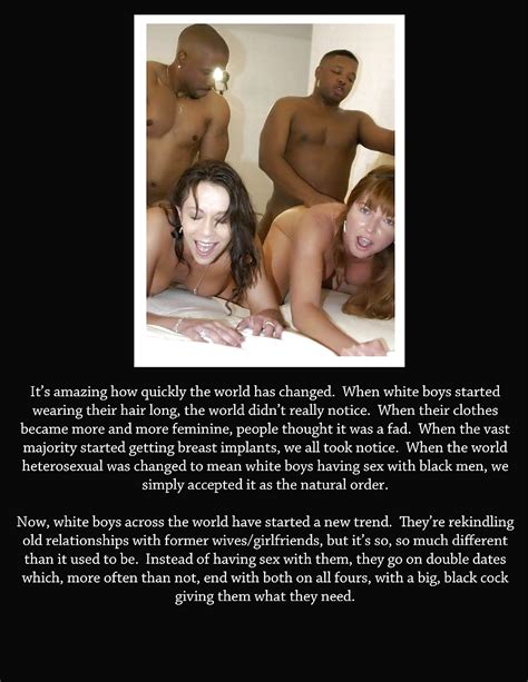 Interracial Sissy Captions And Some Cuckold 114 Pics