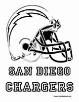 Chargers Nfl sketch template