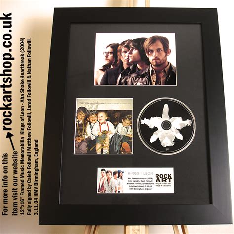 kings of leon product categories rock art autographed music memorabilia