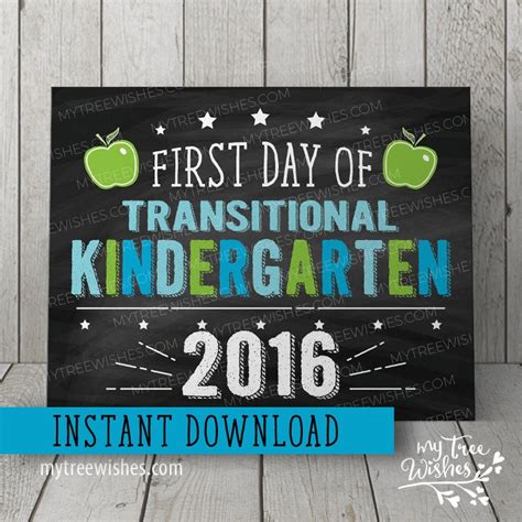 day  tk sign  day  kindergarten chalkboard