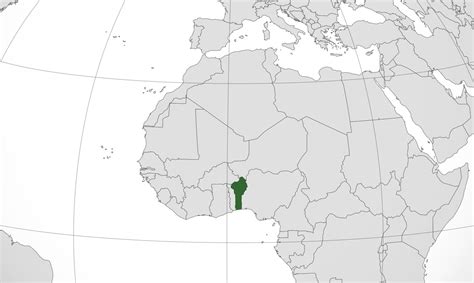 ﻿mapa De Benín﻿ Donde Está Queda País Encuentra