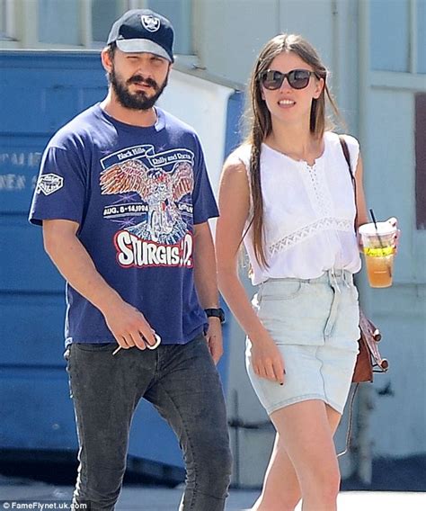Shia Labeouf Enjoys Romantic Lunch Outing With Girlfriend