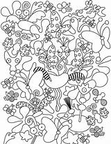 Doodle Coloring Pages Adult Kids Bestcoloringpagesforkids sketch template