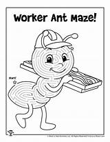 Ant Mazes sketch template