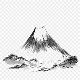 Fuji Drawing Mount Mountain Illustration Save Ink Favpng sketch template