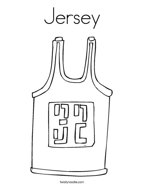 jersey coloring page twisty noodle